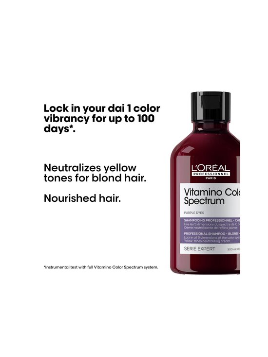 L'Oréal Professionnel - Vitamino Color Spectrum Purple šampūns - NOCOL - photo 2 L'Oréal Professionnel - Vitamino Color Spectrum Purple šampūns - NOCOL | Stockmann - photo 2