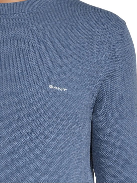 GANT - Cotton Pique džemperis - 906 DENIM BLUE MEL | Stockmann - photo 6