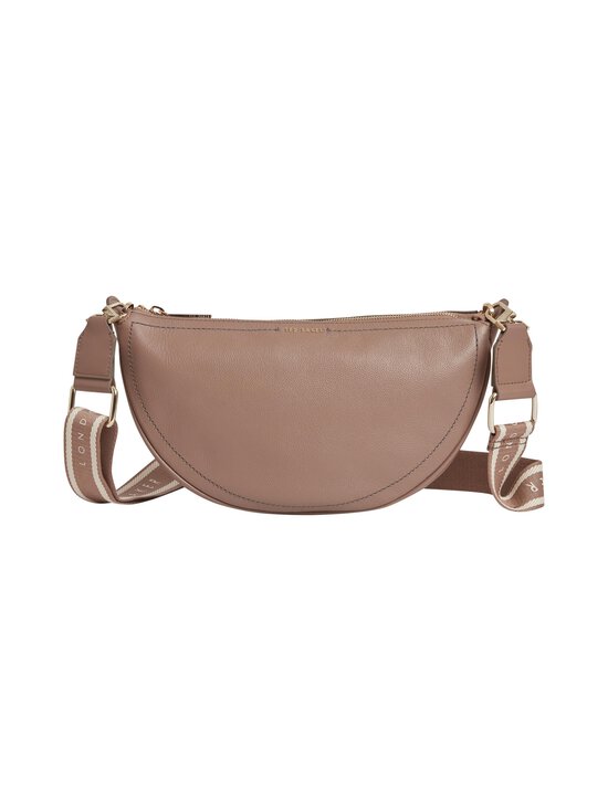 Ted Baker London - Lorreen Webbing Half Moon Crossbody ādas soma - TAUPE | Stockmann - photo 1
