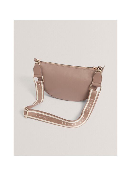 Ted Baker London - Lorreen Webbing Half Moon Crossbody ādas soma - TAUPE | Stockmann - photo 3