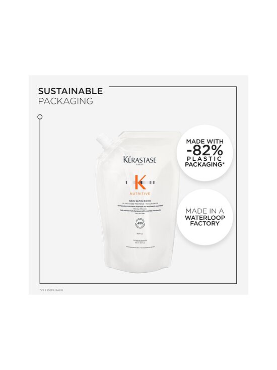 Kerastase - Bain Satin Riche Refill šampūns, uzpilde, 500ml - NOCOL - photo 4 Kerastase - Bain Satin Riche Refill šampūns, uzpilde, 500ml - NOCOL | Stockmann - photo 4