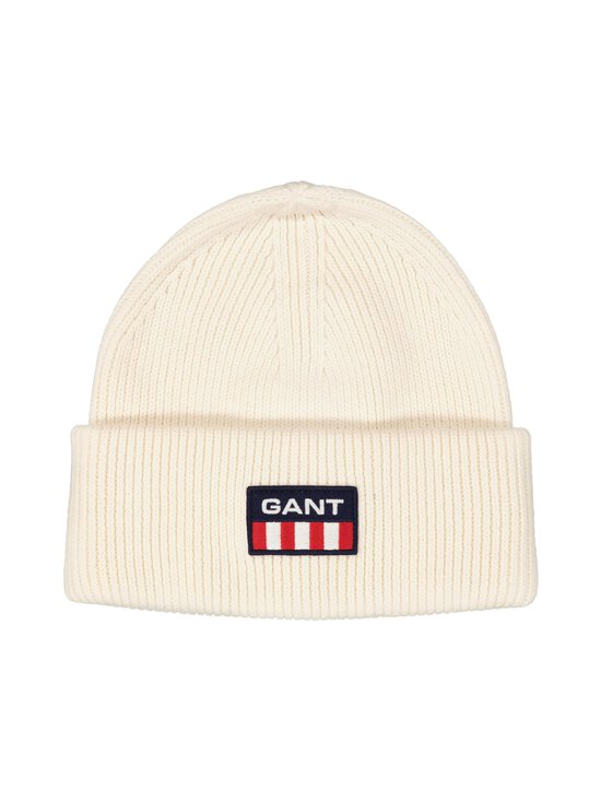 Retro Shield Wool Blend Beanie