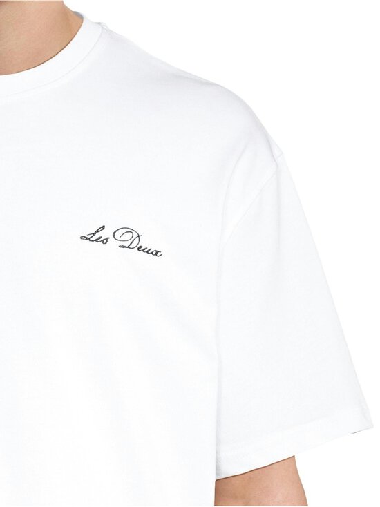 Les Deux - T-paita - 201100-WHITE/BLACK | Stockmann - photo 4