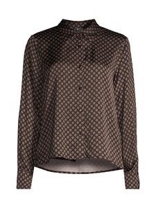 NOOM - Esme-satiinipaitapusero - BROWN PRINT COMBO | Stockmann