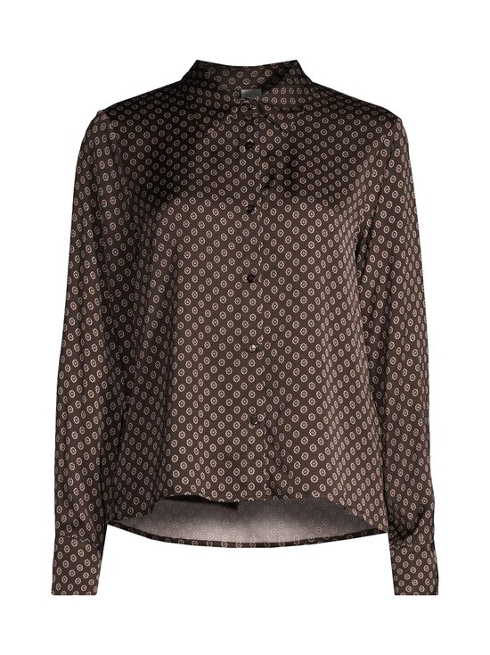 NOOM - Esme-satiinipaitapusero - BROWN PRINT COMBO | Stockmann - photo 1