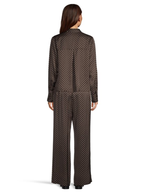 NOOM - Esme-satiinipaitapusero - BROWN PRINT COMBO | Stockmann - photo 3