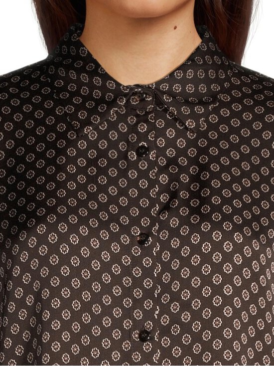 NOOM - Esme-satiinipaitapusero - BROWN PRINT COMBO | Stockmann - photo 4