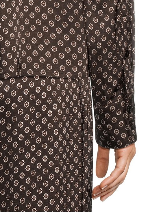 NOOM - Esme-satiinipaitapusero - BROWN PRINT COMBO | Stockmann - photo 5