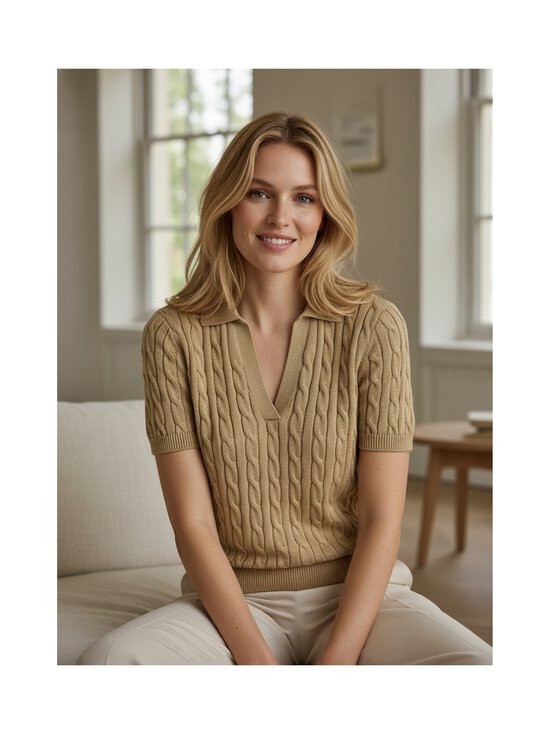 Lauren Ralph Lauren - Adīts polo džemperis - 006 BIRCH TAN | Stockmann - photo 10