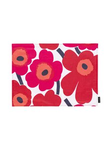 Marimekko - Lauamatt Pieni Unikko - WHITE, RED | Stockmann