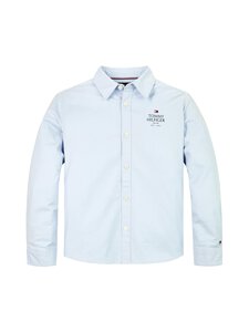 Tommy Hilfiger - Triiksärk TH Logo Regular Fit Oxford - C1O BREEZY BLUE | Stockmann