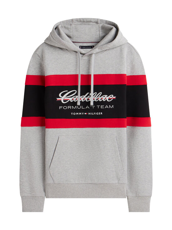 Tommy Hilfiger - TH x CF1 Panelled Script džemperis ar kapuci - P01 LIGHT GREY HEATHER | Stockmann - photo 1