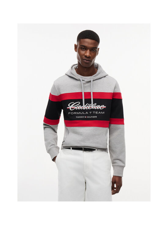 Tommy Hilfiger - TH x CF1 Panelled Script džemperis ar kapuci - P01 LIGHT GREY HEATHER | Stockmann - photo 2