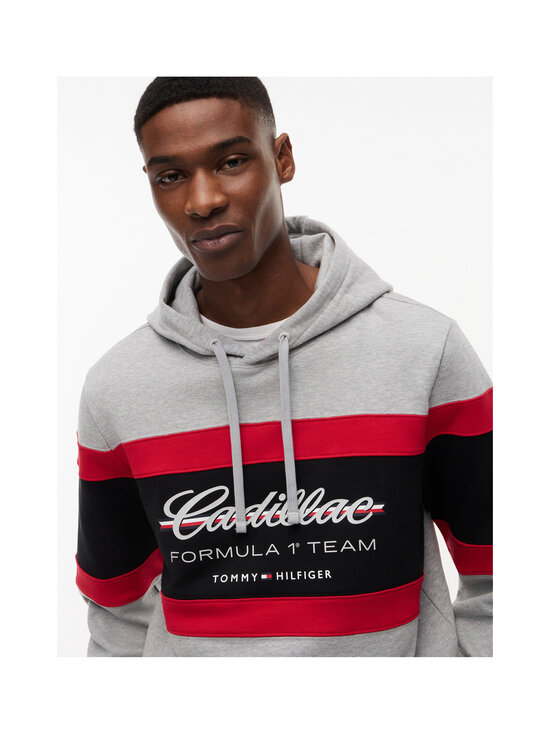 Tommy Hilfiger - TH x CF1 Panelled Script džemperis ar kapuci - P01 LIGHT GREY HEATHER | Stockmann - photo 7