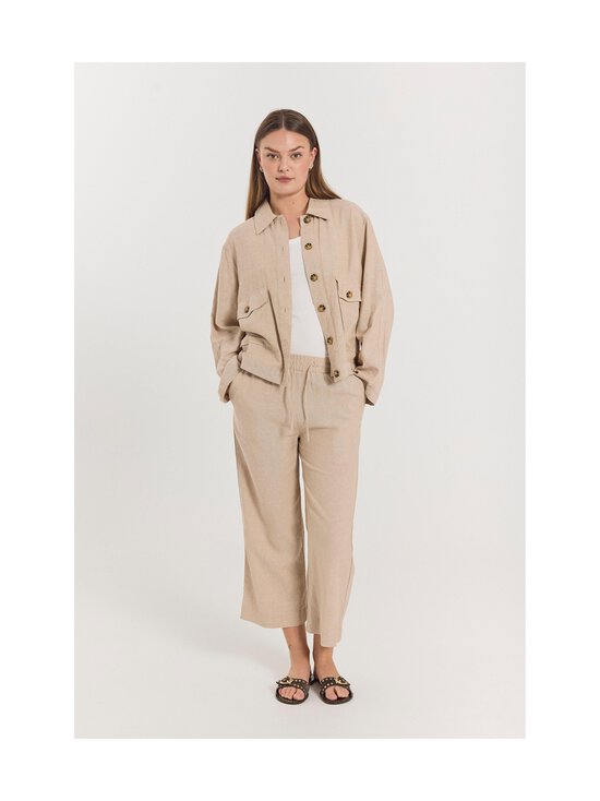 Freequent - FQLava-pellavasekoitetakki - 7044 SAND MELANGE | Stockmann - photo 4