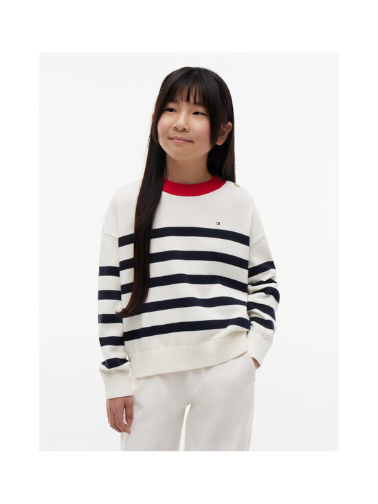 Tommy Hilfiger - Nautical-neule - YA8 IVORY SILK STRIPES | Stockmann - photo 2