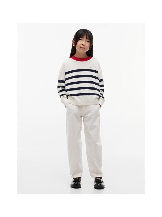 Tommy Hilfiger - Nautical-neule - YA8 IVORY SILK STRIPES | Stockmann - photo 4