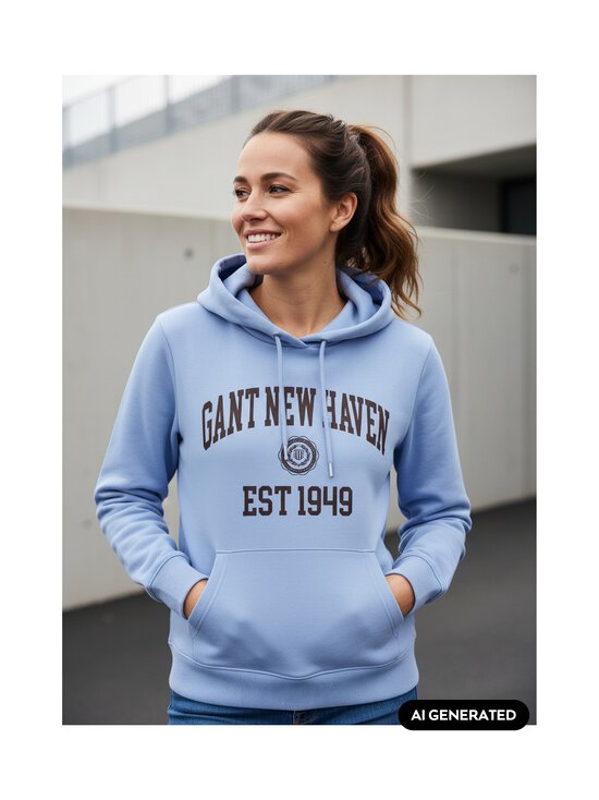 GANT - Kapuutsiga pusa Regular Graphic - 454 MISTY LAVENDER | Stockmann - photo 2