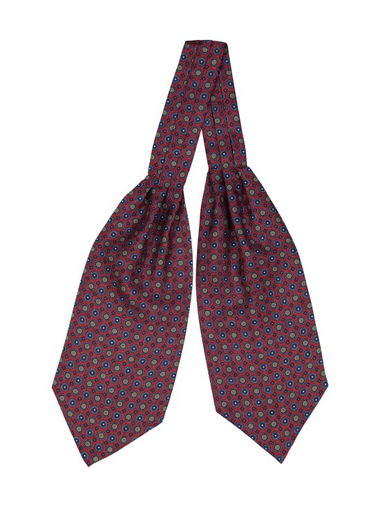Stockholm Kravatt - Medallion Ascot -silkkihuivi - 7 RED/BLUE | Stockmann - photo 2