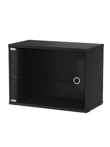 String - String-vitriinikaappi musta saarni 58 x 30 cm - BLACK | Stockmann