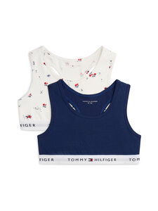 Tommy Hilfiger - Bralette Print krūšturi 2-gab. - 09I BERLITZ FLORAL / PREPPY NAVY | Stockmann