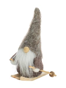 Weiste - Skiing Santa With Beard -koriste - BROWN | Stockmann