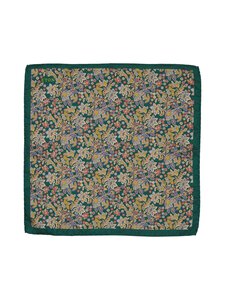 Eton - Floral-silkkitaskuliina - 67 DARK GREEN | Stockmann