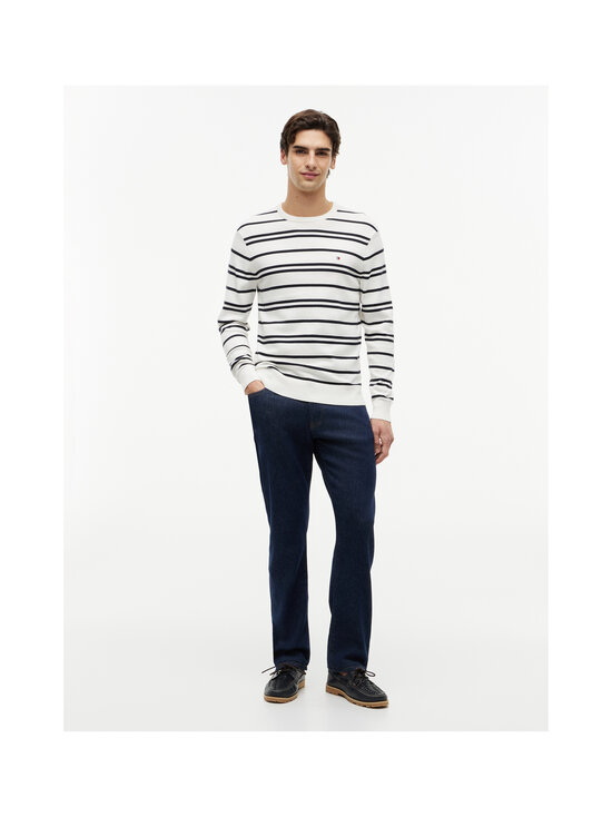 Tommy Hilfiger - Kampsun Essential Cotton Crew - 0K4 IVORY PETAL/ DESERT SKY | Stockmann - photo 2