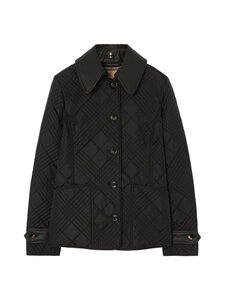 Burberry - Fernleigh Leather Quilted -takki - A1189 BLACK | Stockmann