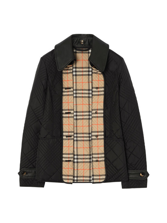 Burberry - Fernleigh Leather Quilted -takki - A1189 BLACK | Stockmann - photo 2