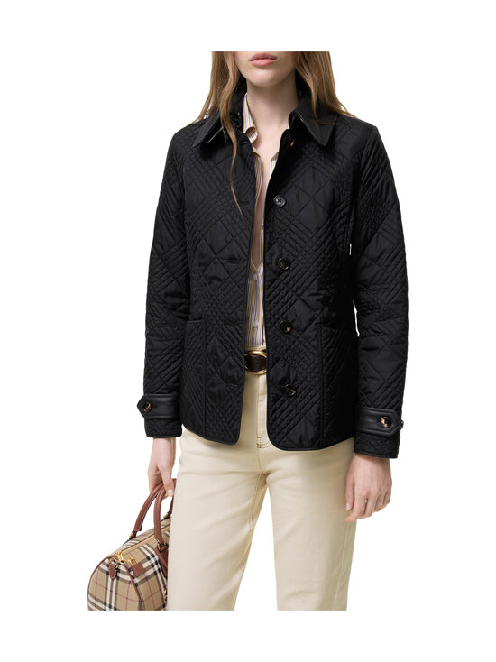 Burberry - Fernleigh Leather Quilted -takki - A1189 BLACK | Stockmann - photo 3