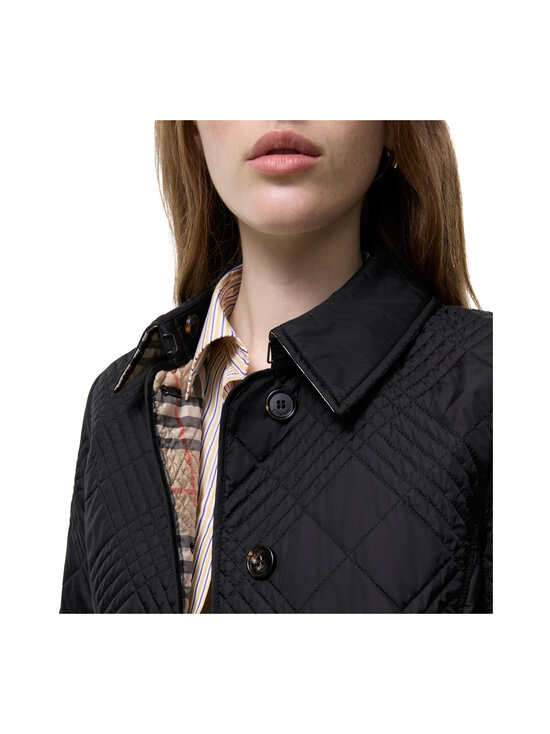 Burberry - Fernleigh Leather Quilted -takki - A1189 BLACK | Stockmann - photo 5