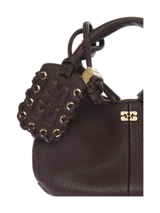 Ganni - Hobo Mini Grained -laukku - 979 CHICORY COFFEE | Stockmann - photo 4