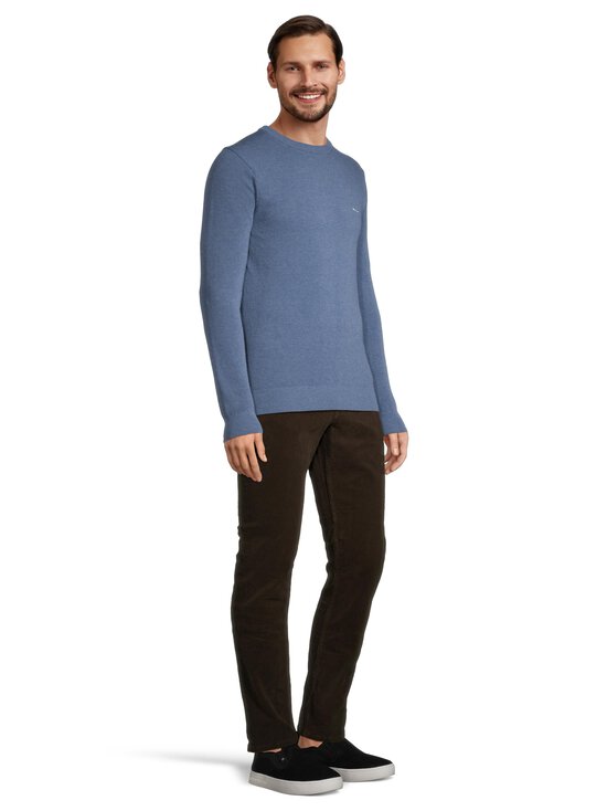 GANT - Puuvillainen pikeeneule - 906 DENIM BLUE MEL - photo 4 GANT - Puuvillainen pikeeneule - 906 DENIM BLUE MEL | Stockmann - photo 4