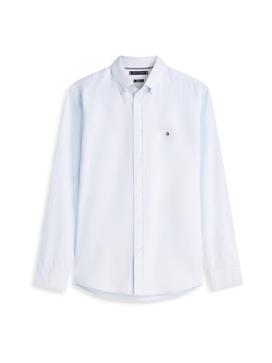 Tommy Hilfiger - Triiksärk Flex Dobby Regular Fit - C3Q SWEET BLUE | Stockmann - photo 1