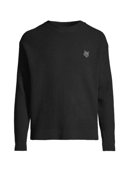 Maison Kitsuné - Fox Head Ribbed -merinovillaneule - P199 BLACK - photo 1 Maison Kitsuné - Fox Head Ribbed -merinovillaneule - P199 BLACK | Stockmann - photo 1
