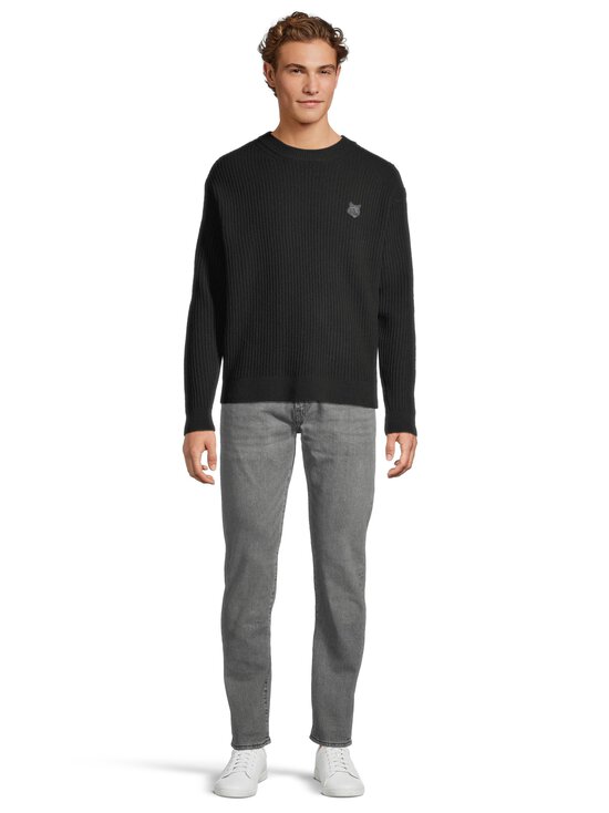 Maison Kitsuné - Fox Head Ribbed -merinovillaneule - P199 BLACK - photo 2 Maison Kitsuné - Fox Head Ribbed -merinovillaneule - P199 BLACK | Stockmann - photo 2