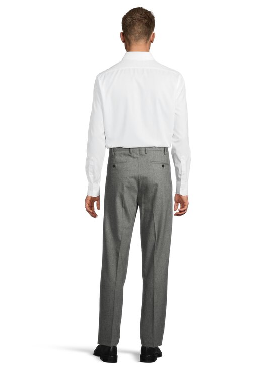 SLOWEAR - Comfort Woolen Flannel Straight Fit -housut - 910 GRIGIO MEDIO - photo 4 SLOWEAR - Comfort Woolen Flannel Straight Fit -housut - 910 GRIGIO MEDIO | Stockmann - photo 4