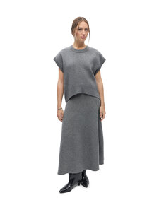 Object - Kootud vest ObjItone - MEDIUM GREY MELANGE | Stockmann