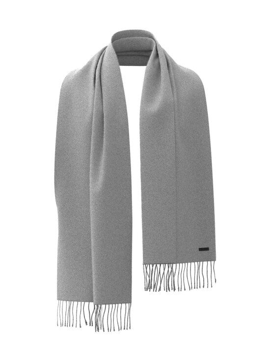 BOSS - Naster vilnas šalle - 030 MEDIUM GREY | Stockmann - photo 3