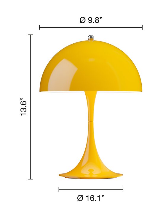Louis Poulsen - Panthella 250 Portable Opaque -kannettava pöytävalaisin - OPAQUE YELLOW - photo 2 Louis Poulsen - Panthella 250 Portable Opaque -kannettava pöytävalaisin - OPAQUE YELLOW | Stockmann - photo 2