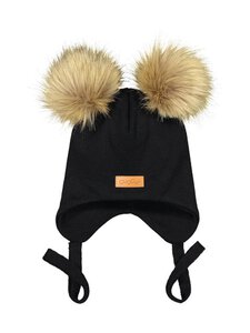 Gugguu - Meriinovillane müts Furry Baby - BLACK | Stockmann