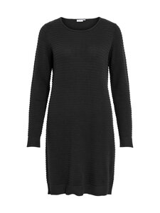 Vila - Vilollo O-Neck Detail -neulemekko - BLACK BEAUTY | Stockmann