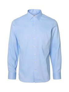 Selected - SlhPerformance Slim Fit Classic krekls ar apkakli - LIGHT BLUE DETAIL:DOBBY - WHITE | Stockmann