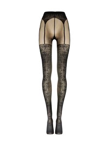 Wolford - Passion Flower -sukkahousut 20 den - 9180 BLACK/BLACK | Stockmann