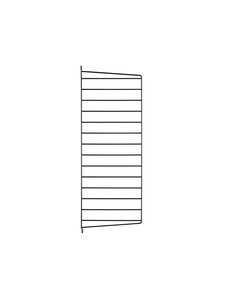 String - String System -seinäsivupaneeli musta 75 x 30 cm - BLACK | Stockmann