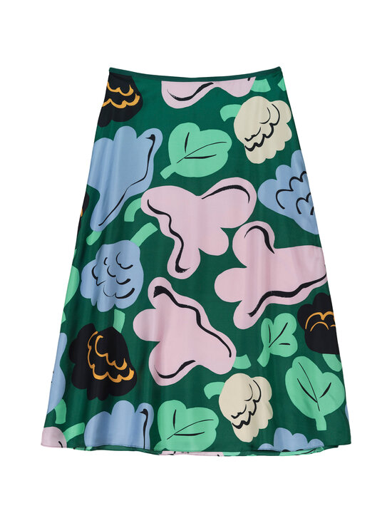 Marimekko - Koostumus Kukasta Kukkaan -hame - 639 GREEN GREEN PINK | Stockmann - photo 1