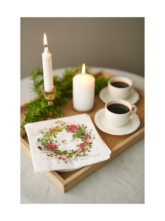 Havi - Puolukkakranssi salvetes 24 x 24 cm, 20 gab. - MULTI | Stockmann - photo 2