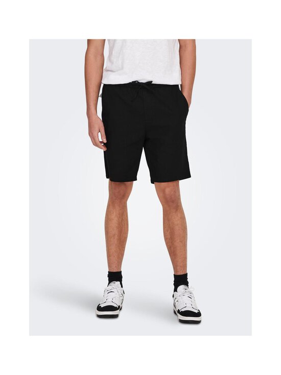 Only & Sons - Linasegust lühikesed püksid OnsLinus - BLACK | Stockmann - photo 5