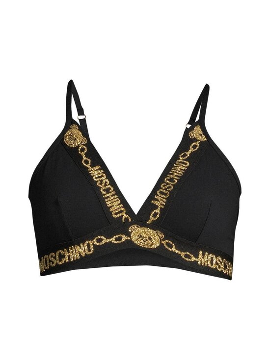 Teddy chain triangle bra -rintaliivit